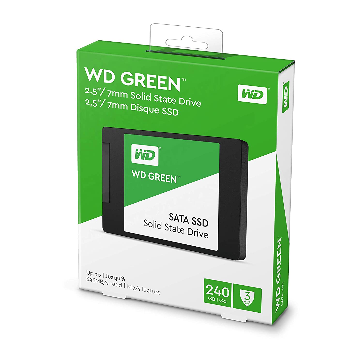 Western Digital WD Green 240 GB 2.5 inch SATA III Internal Solid State Drive Western Digital WD Green 240 GB 2.5 inch SATA III Internal Solid State Drive