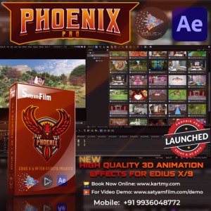 Edius Pro X/9/8 & After Effects Wedding Projects Dongle Phoenix Pro
