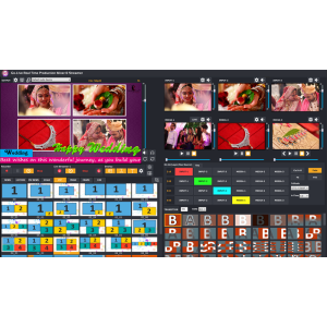 GoLive Real Time Live Event Mixer Switcher Streamer and Recorder Software with Realistic Virtual Set.