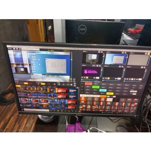 GoLive Real Time Live Event Mixer Switcher Streamer and Recorder Software with Realistic Virtual Set.