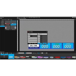 GoLive Real Time Live Event Mixer Switcher Streamer and Recorder Software with Realistic Virtual Set.