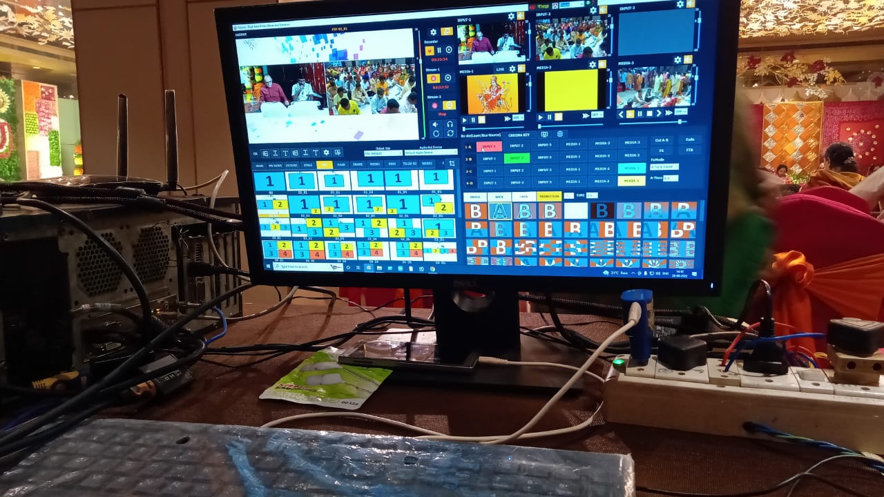 GoLive Real Time Live Event Mixer Switcher Streamer and Recorder Software with Realistic Virtual Set. GoLive Real Time Live Event Mixer Switcher Streamer and Recorder Software with Realistic Virtual Set.