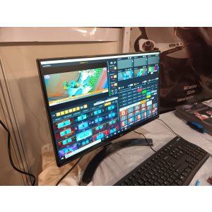 GoLive Real Time Live Event Mixer Switcher Streamer and Recorder Software with Realistic Virtual Set.