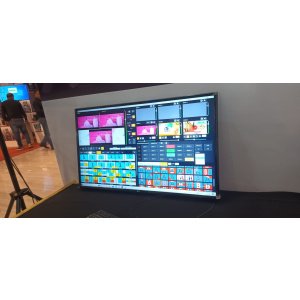 GoLive Real Time Live Event Mixer Switcher Streamer and Recorder Software with Realistic Virtual Set.