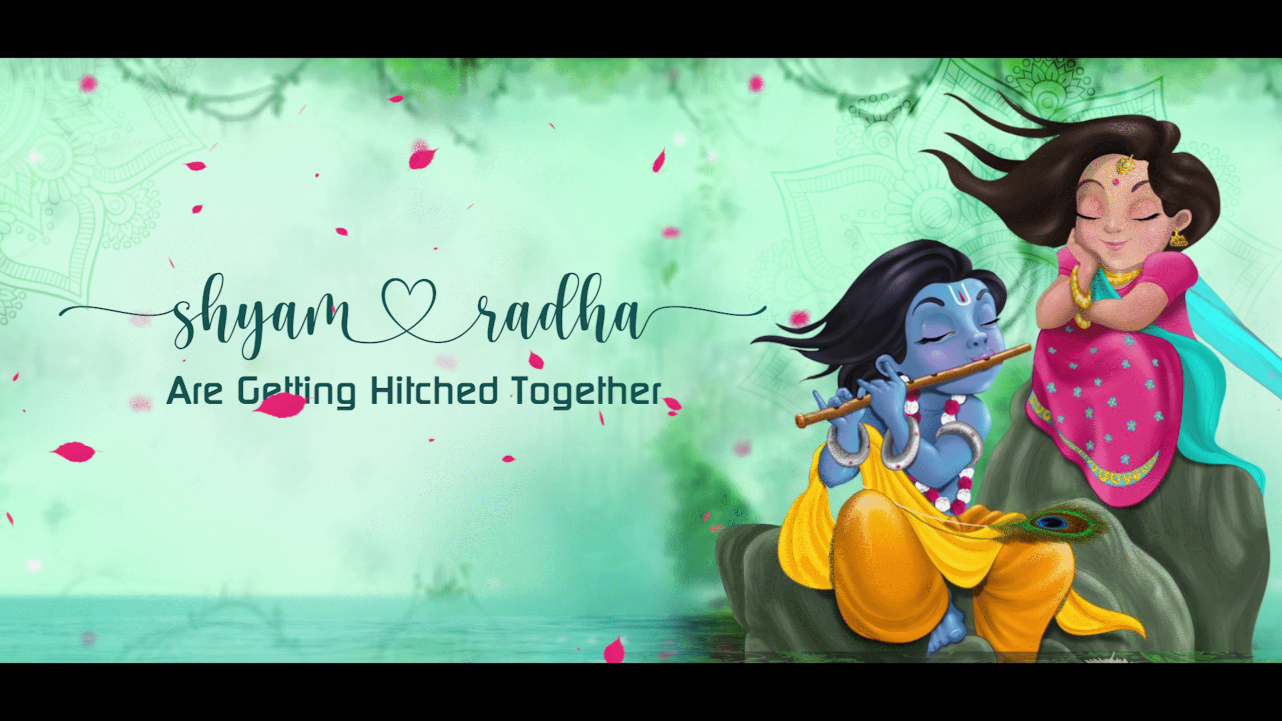 RADHA KRISHNA HINDU WEDDING INVITE DIGITAL Wedding Invitations Video Templates Digital Wedding Invitation video Wedding invite video free Wedding Invitation video maker Wedding invite video Template Trending Wedding Invitation video
