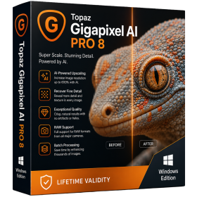 Topaz GigaPixel AI Pro 8 for Lifetime